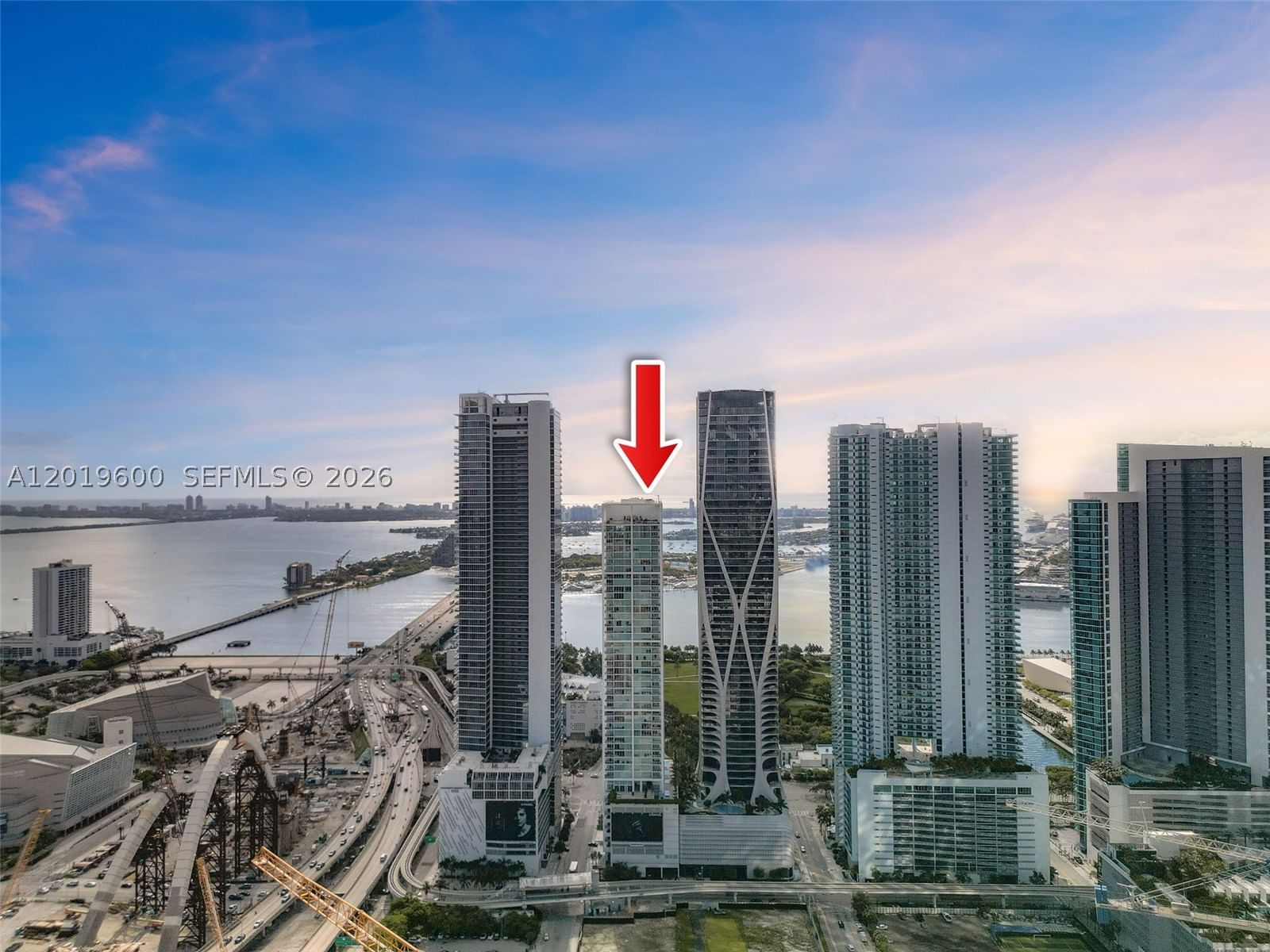 Real estate property located at 1040 Biscayne Blvd #4607, Miami-dade, Ten Museum Pk Residential, Miami, FL