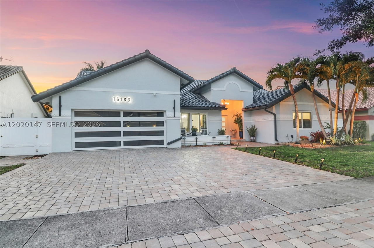 Real estate property located at 16183 15th St, Broward, Westfork 1 Plat, Pembroke Pines, FL