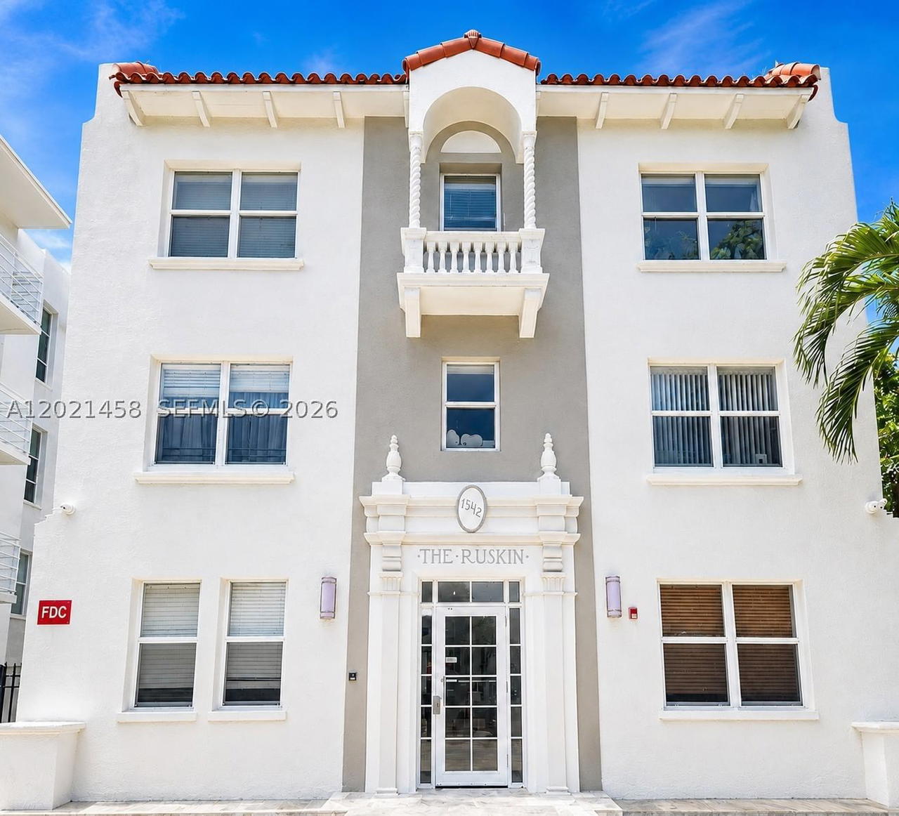 Real estate property located at 1542 Drexel Ave #105, Miami-dade, The Ruskin Condo, Miami Beach, FL