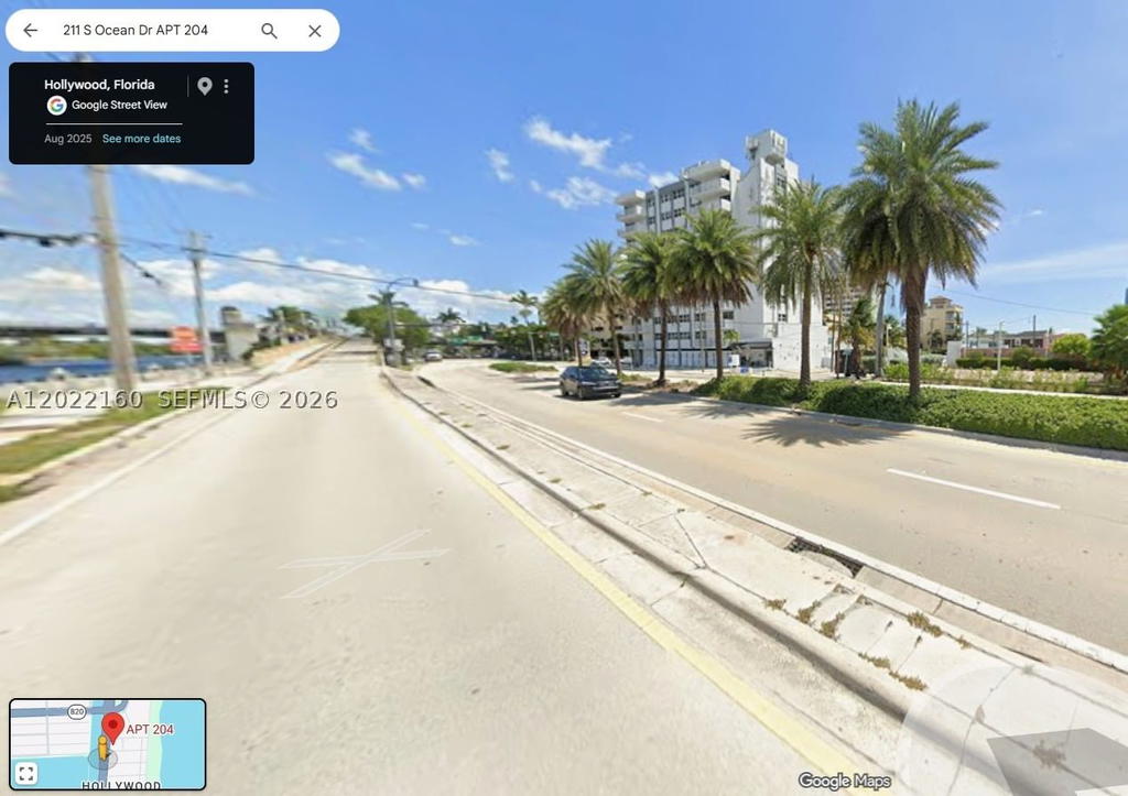 Real estate property located at 211 Ocean Dr #204, Broward, Victoria Towers Condo, Hollywood, FL