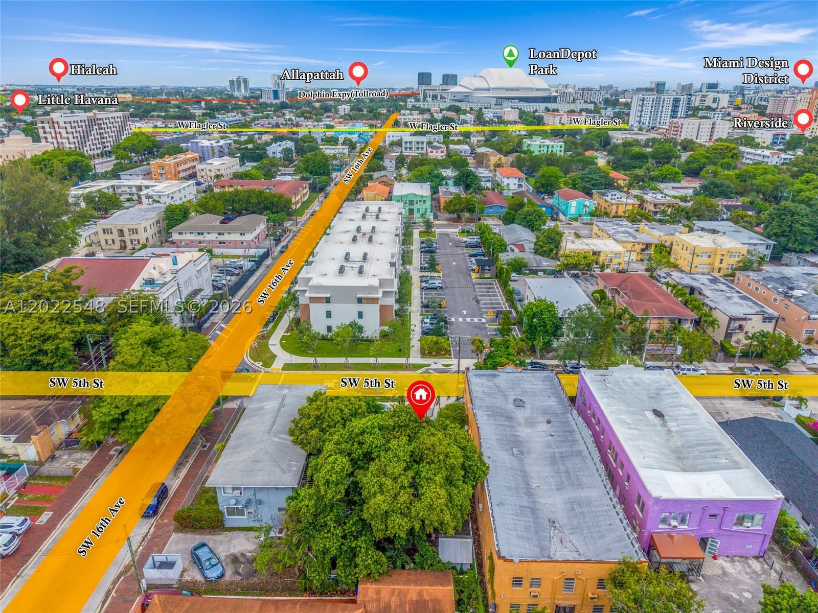 Real estate property located at 1568 5th St, Miami-dade, Lawrence Estates Land Cos, Miami, FL