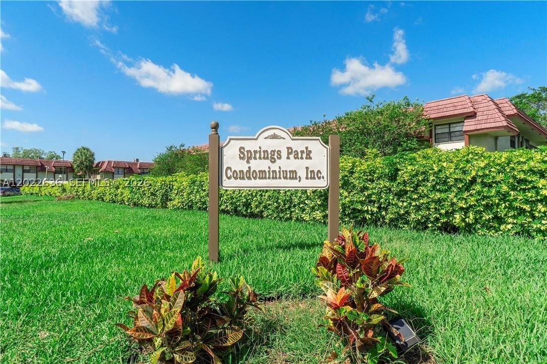 Real estate property located at 3266 104th Ave #3266, Broward, Springs Park Condo, Coral Springs, FL