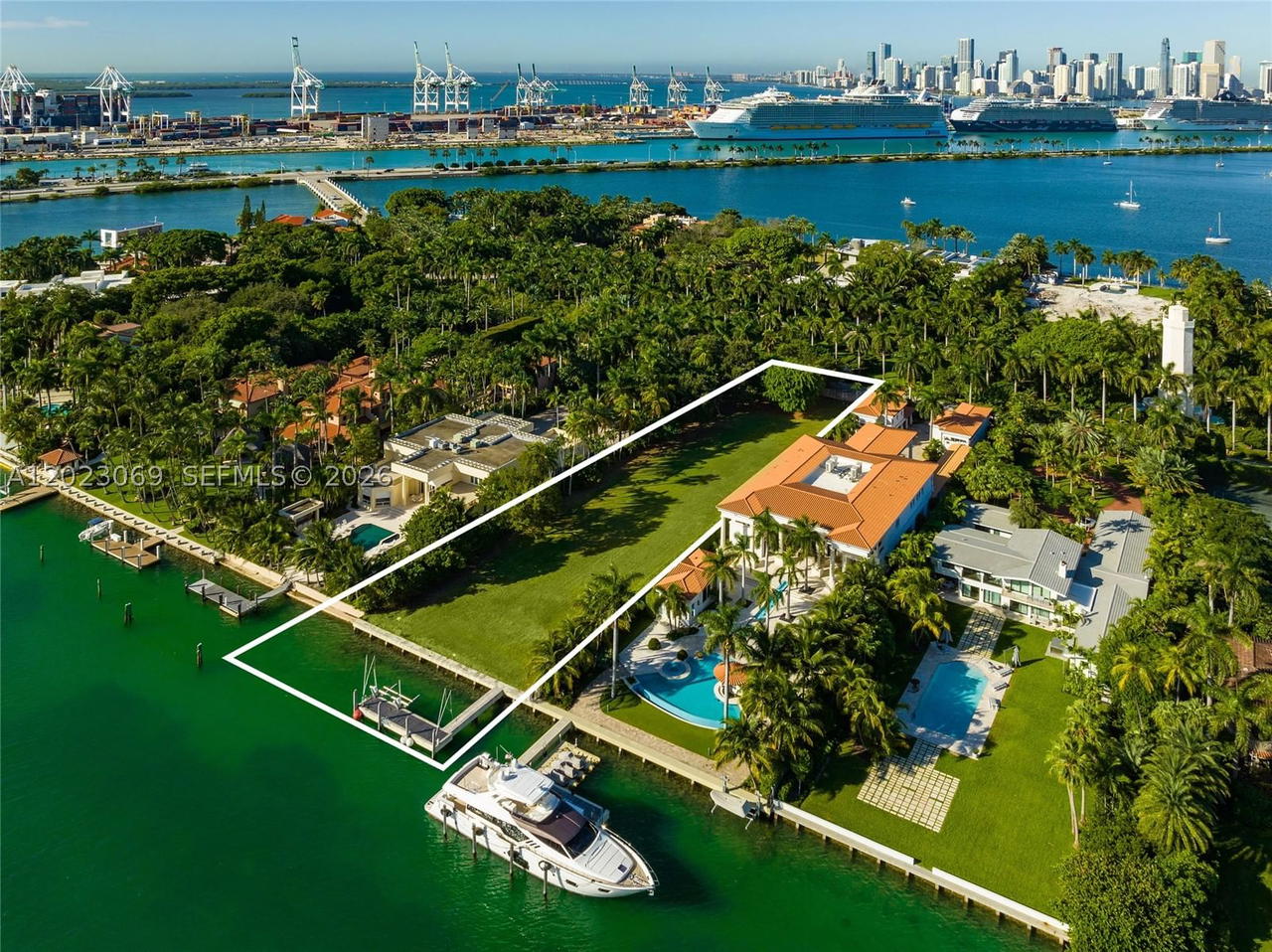 Real estate property located at 36 Star Island Dr, Miami-dade, Star Island, Miami Beach, FL