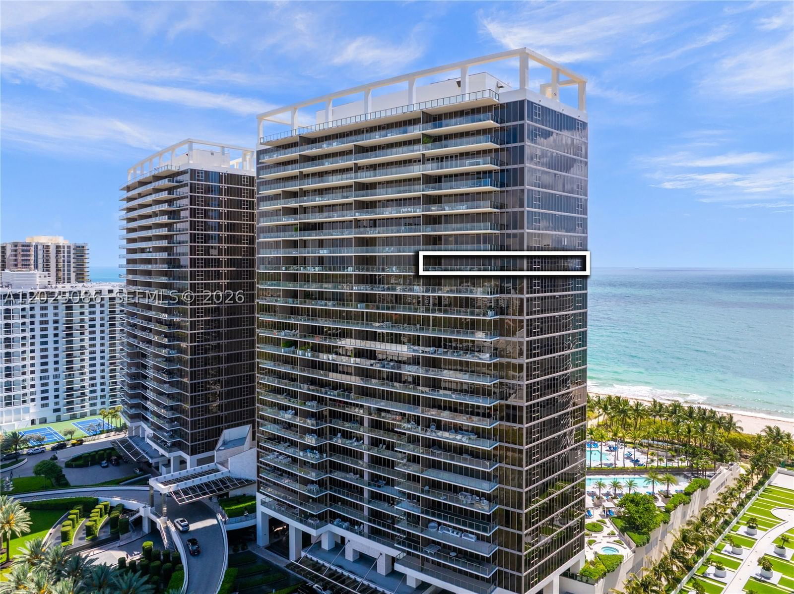 Real estate property located at 9701 Collins Ave #2001S, Miami-dade, Bal Harbour North South Co, Bal Harbour, FL