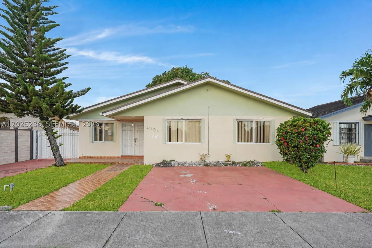 Real estate property located at 1201 142nd Ave, Miami-dade, Aljura Sub, Miami, FL