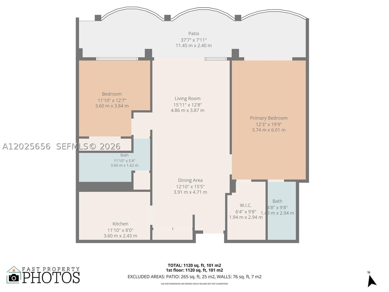 Real estate property located at 5401 Collins Ave #107, Miami-dade, The Carriage House Condo, Miami Beach, FL