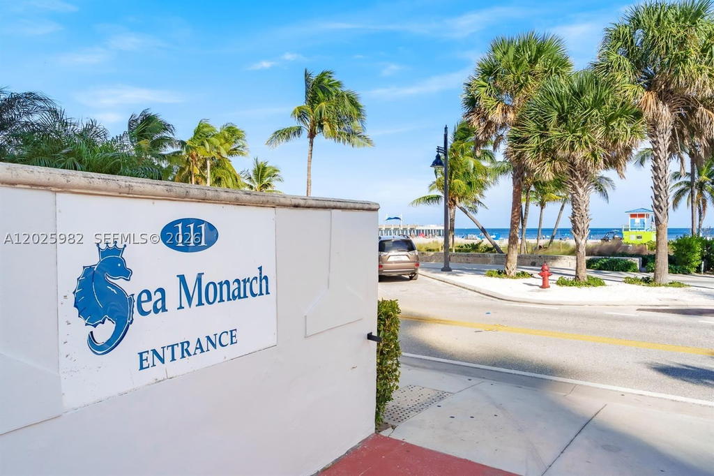 Real estate property located at 111 Pompano Beach Blvd #909, Broward, Sea Monarch Condo, Pompano Beach, FL