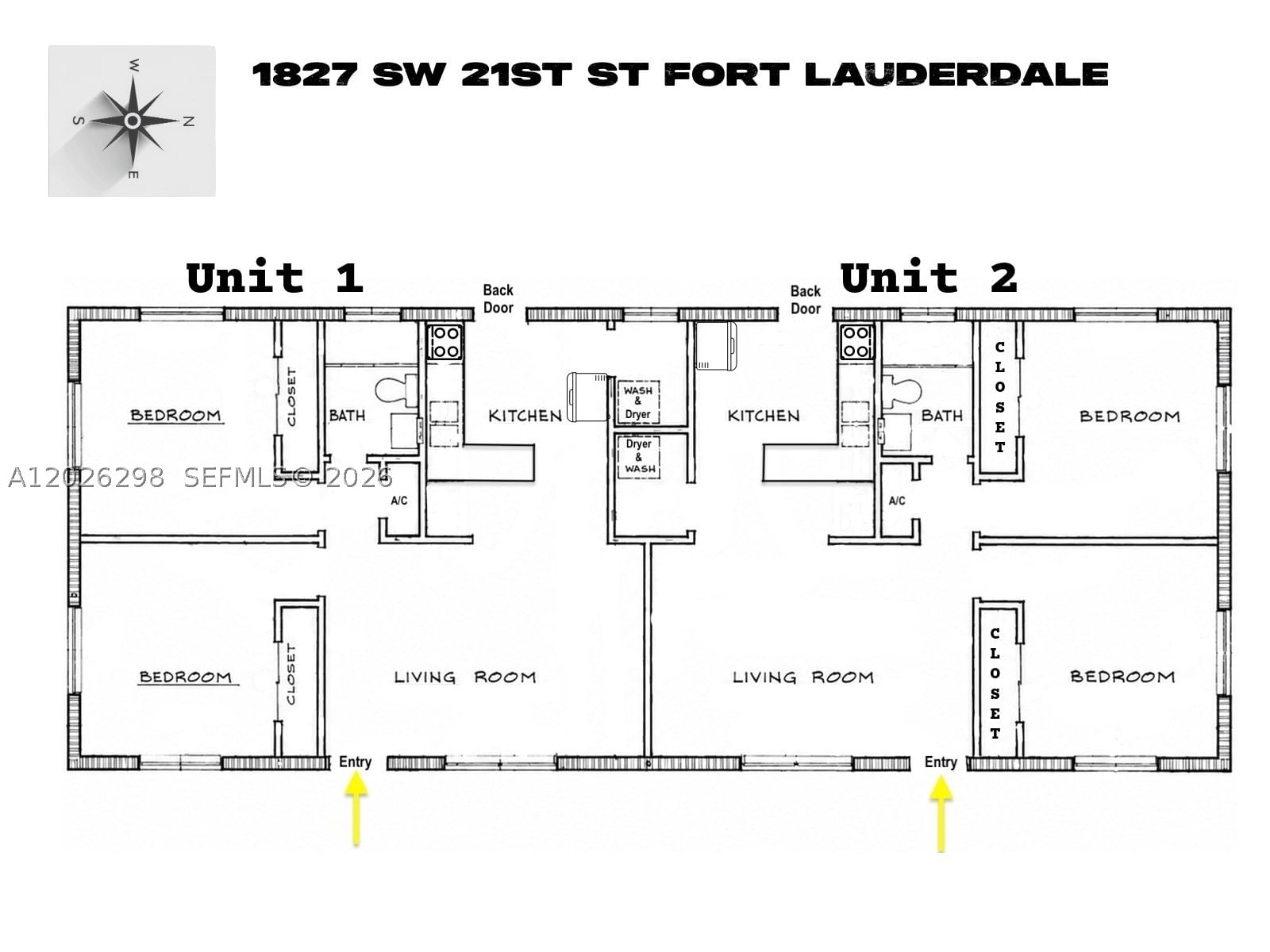 Real estate property located at 1827 21st St, Broward, Osceola Park, Fort Lauderdale, FL