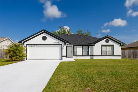 Real estate property located at 1225 Hunnicut Ave, St Lucie, Port St Lucie Section 19, Port St Lucie, FL