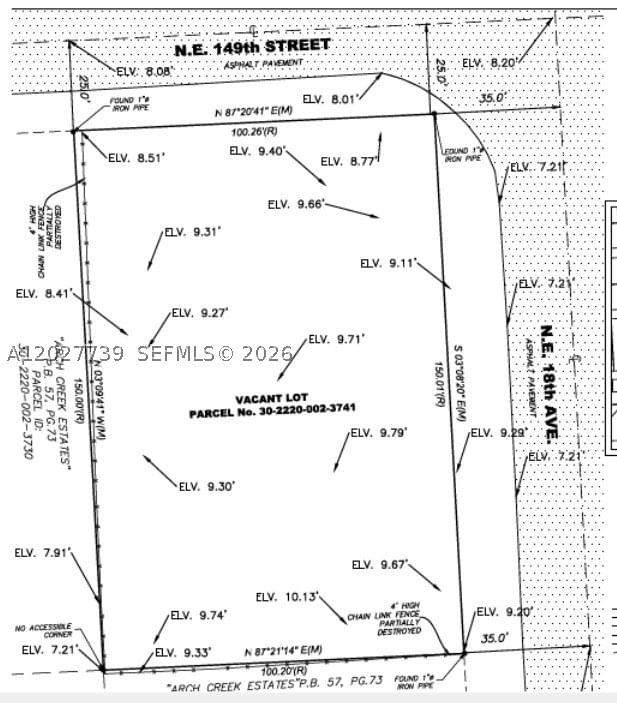Real estate property located at 1749 149, Miami-dade, Arch Creeks Estates, North Miami, FL