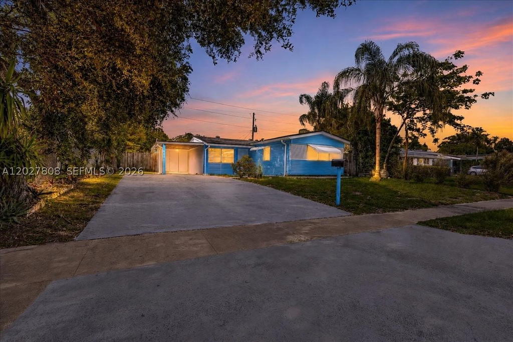 Real estate property located at 6531 Sherman St, Broward, Driftwood Plaza, Hollywood, FL