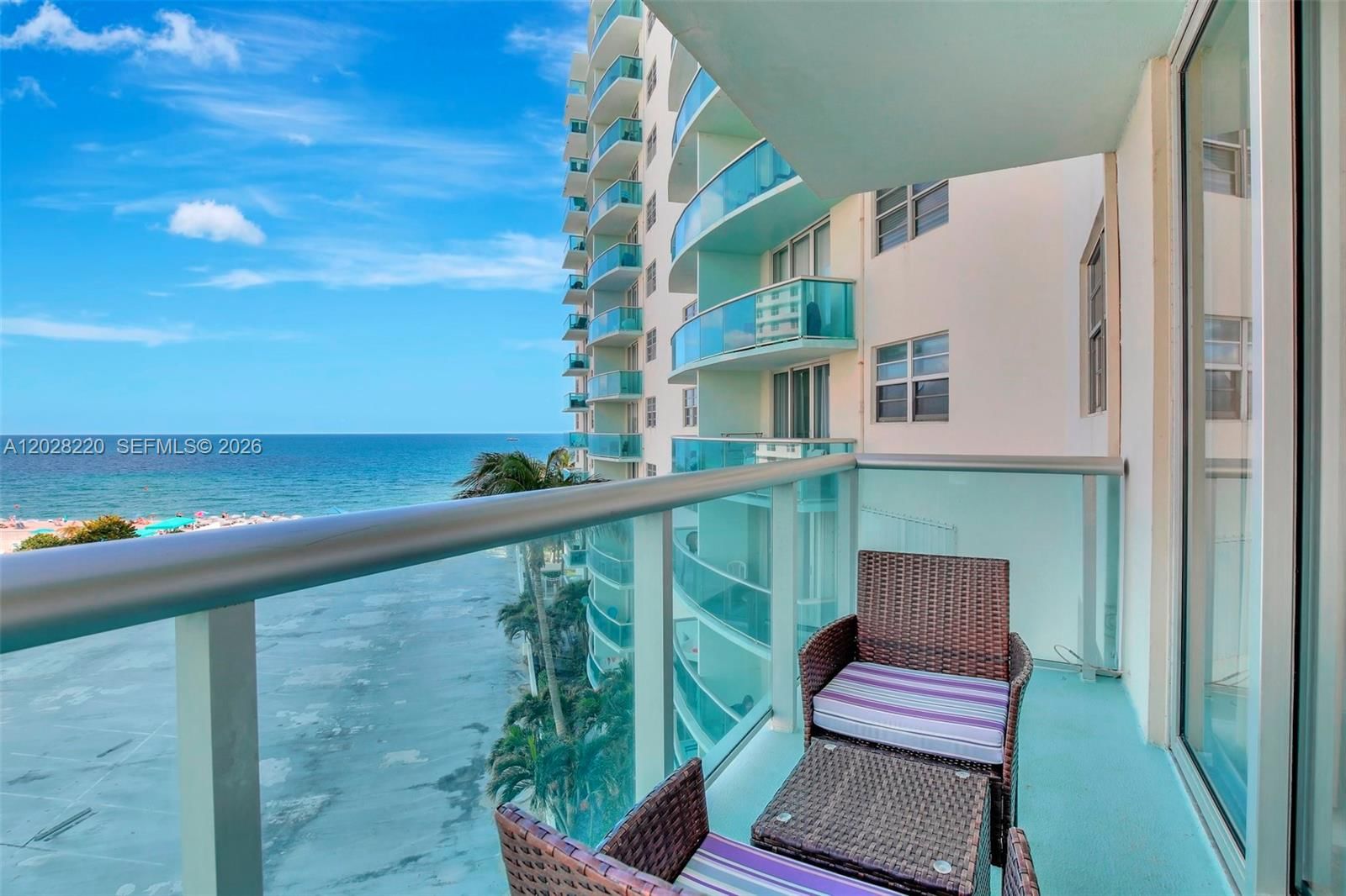 Real estate property located at 3801 Ocean Dr #6Z, Broward, Tides On Hollywood Beach, Hollywood, FL