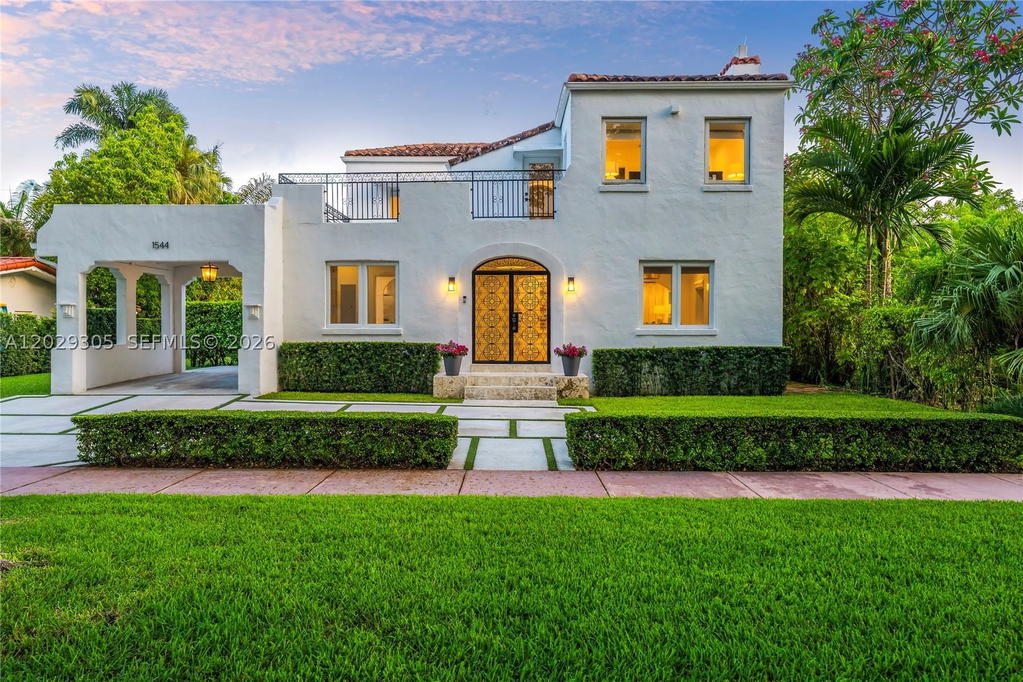 Real estate property located at 1544 Plasentia Ave, Miami-dade, Coral Gables Country Club, Coral Gables, FL