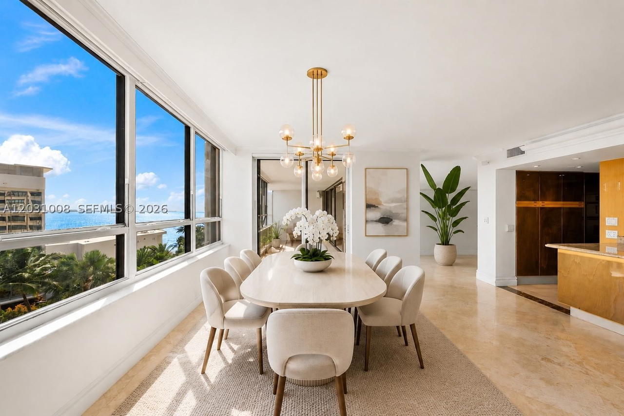 Real estate property located at 3 Grove Isle Dr C605, Miami-dade, Grove Isle Condo, Miami, FL