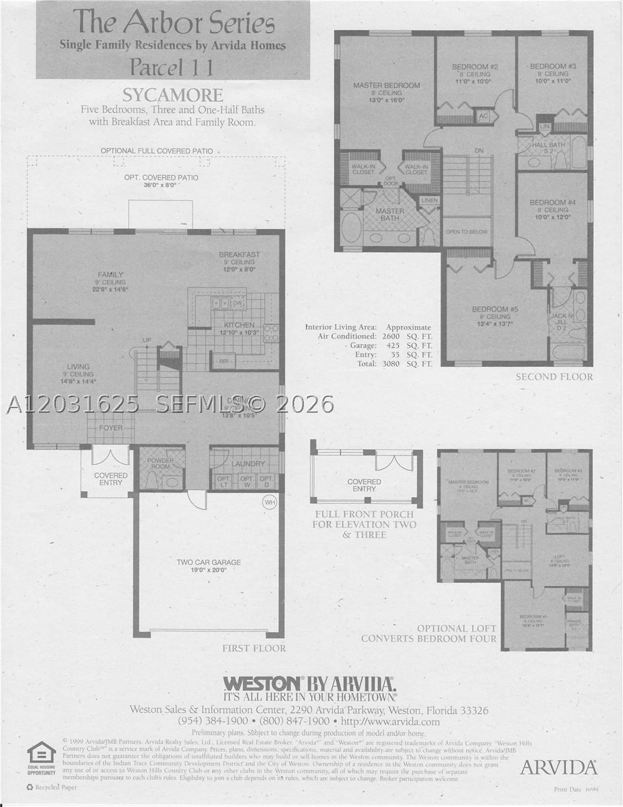 Real estate property located at 1032 Silktree Ln, Broward, Sector 2-parcels 11 27 28, Weston, FL