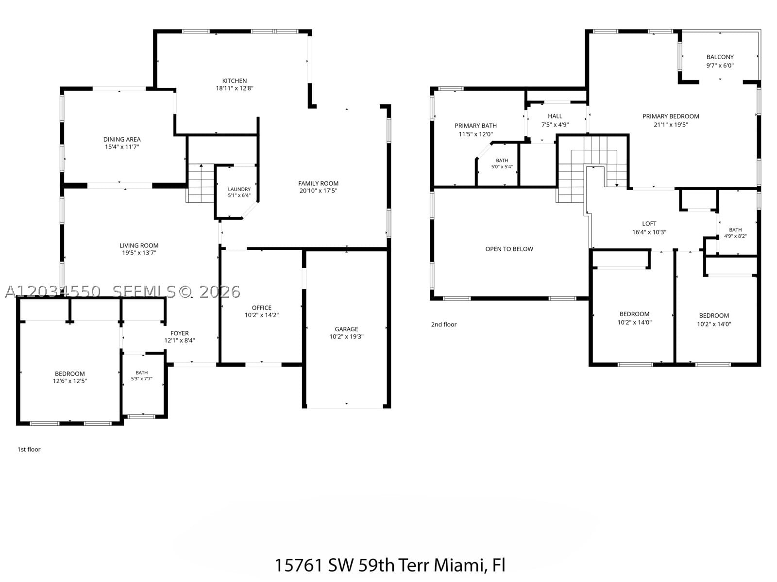 Real estate property located at 15761 59th Ter, Miami-dade, Water S Glare Sub, Miami, FL