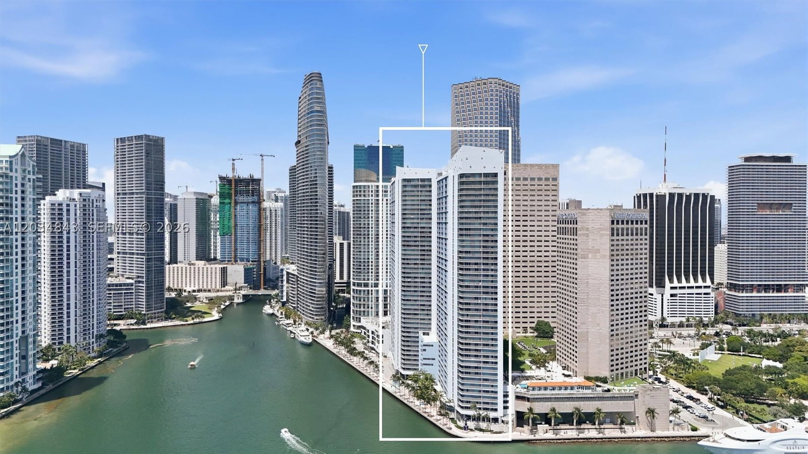 Real estate property located at 325 Biscayne Blvd #4022, Miami-dade, One Miami West Condo, Miami, FL