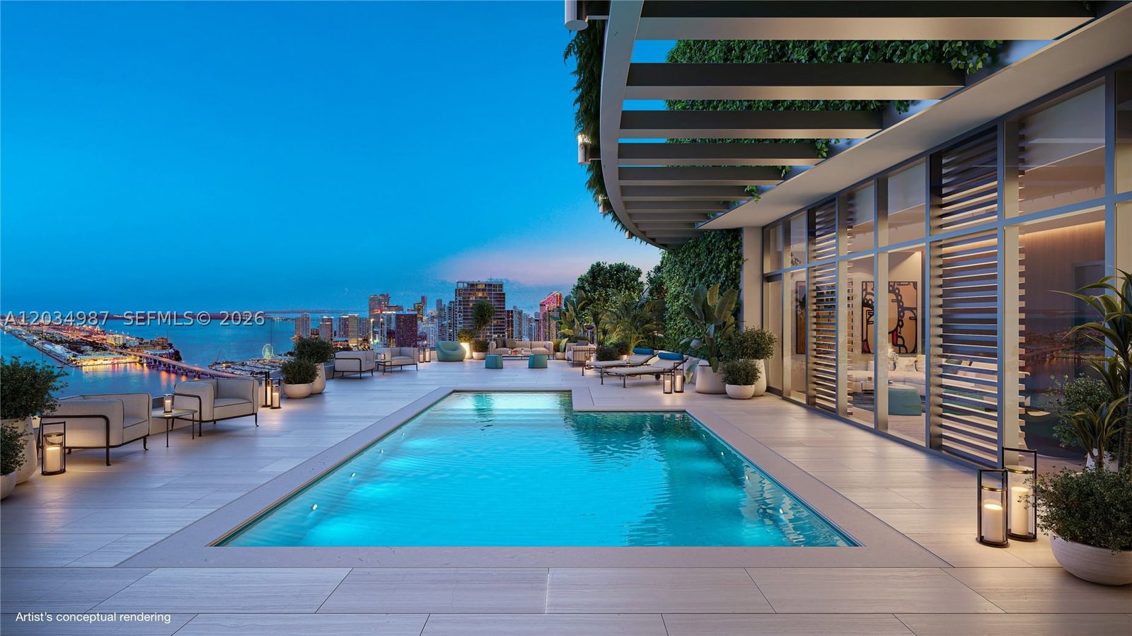 Real estate property located at 1400 Biscayne Boulevard #4001, Miami-dade, Casa Bella Residences, Miami, FL
