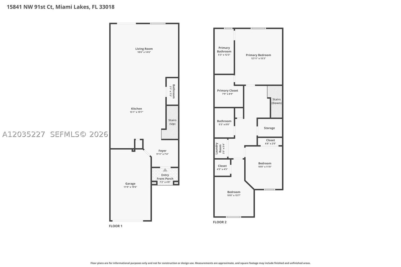 Real estate property located at 15841 91st Ct, Miami-dade, Dunnwoody Lake, Miami Lakes, FL