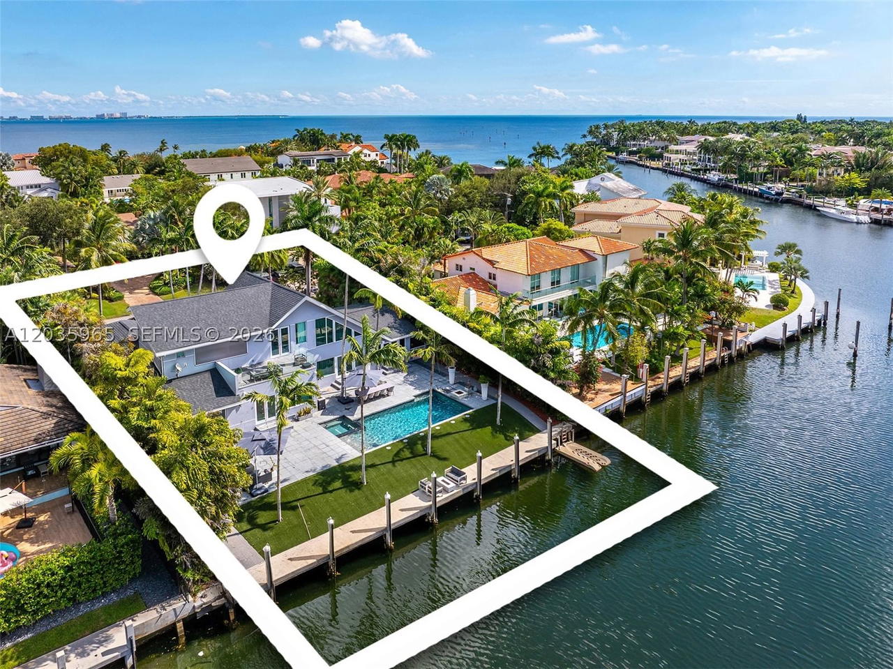 Real estate property located at 6944 Sunrise Ter, Miami-dade, Sunrise Harbour Rev Pl, Coral Gables, FL