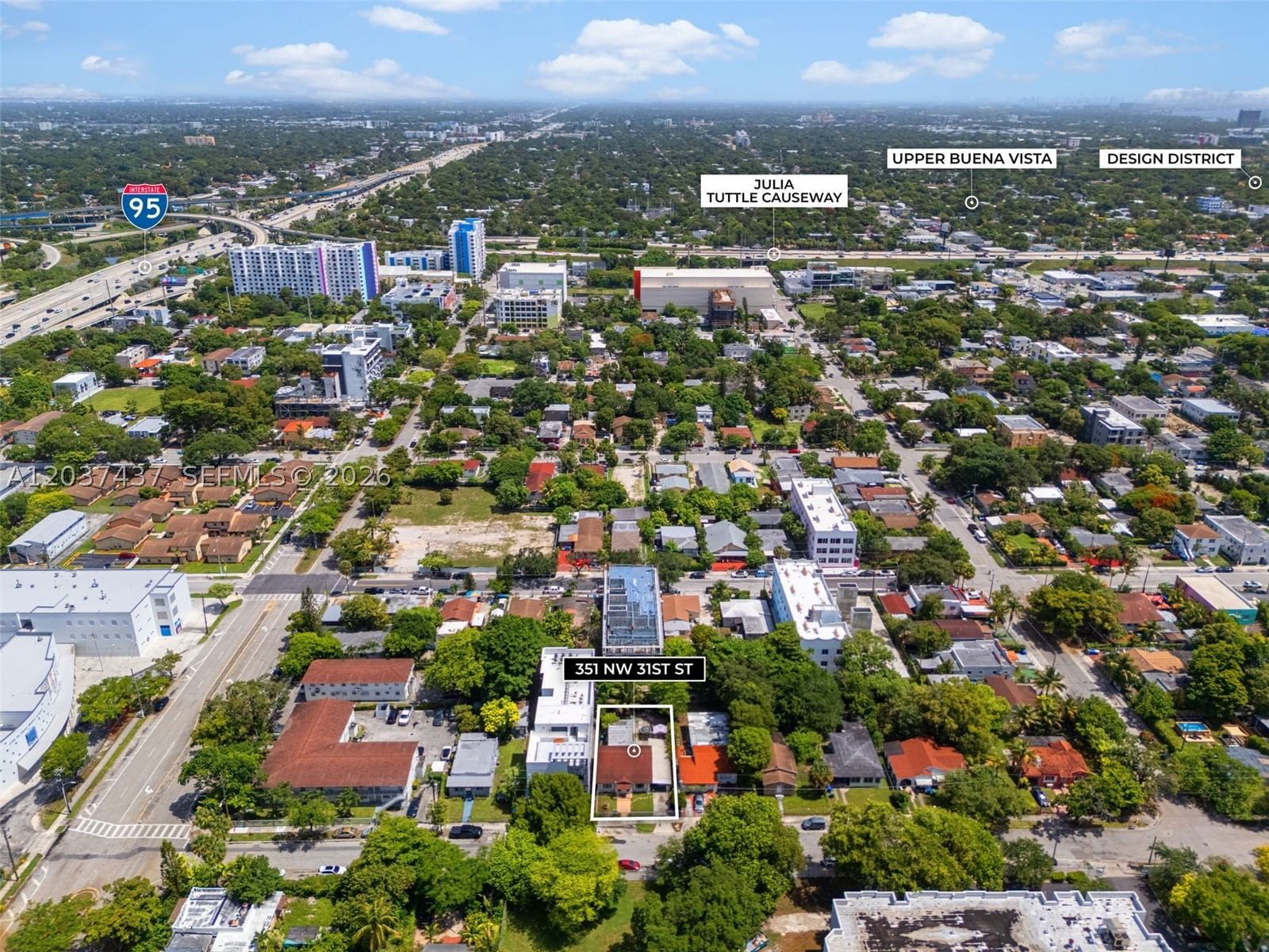 Real estate property located at 351 31st St, Miami-dade, Northern Blvd Track, Miami, FL