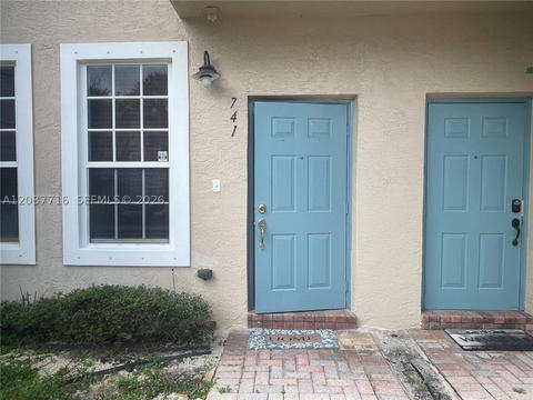 Real estate property located at 741 42nd Ave, Broward, Park Place At Plantation, Plantation, FL
