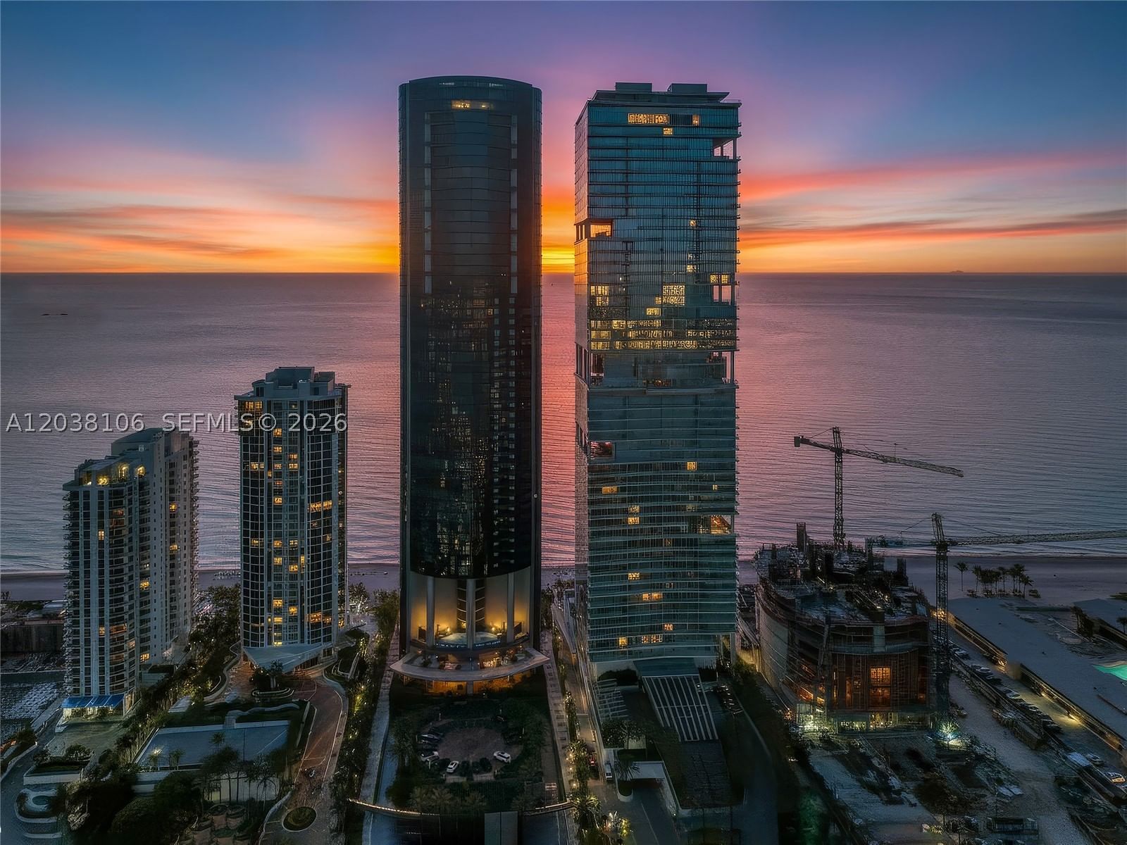 Real estate property located at 18555 Collins Ave #3301, Miami-dade, 18555 Collins Avenue Cond, Sunny Isles Beach, FL