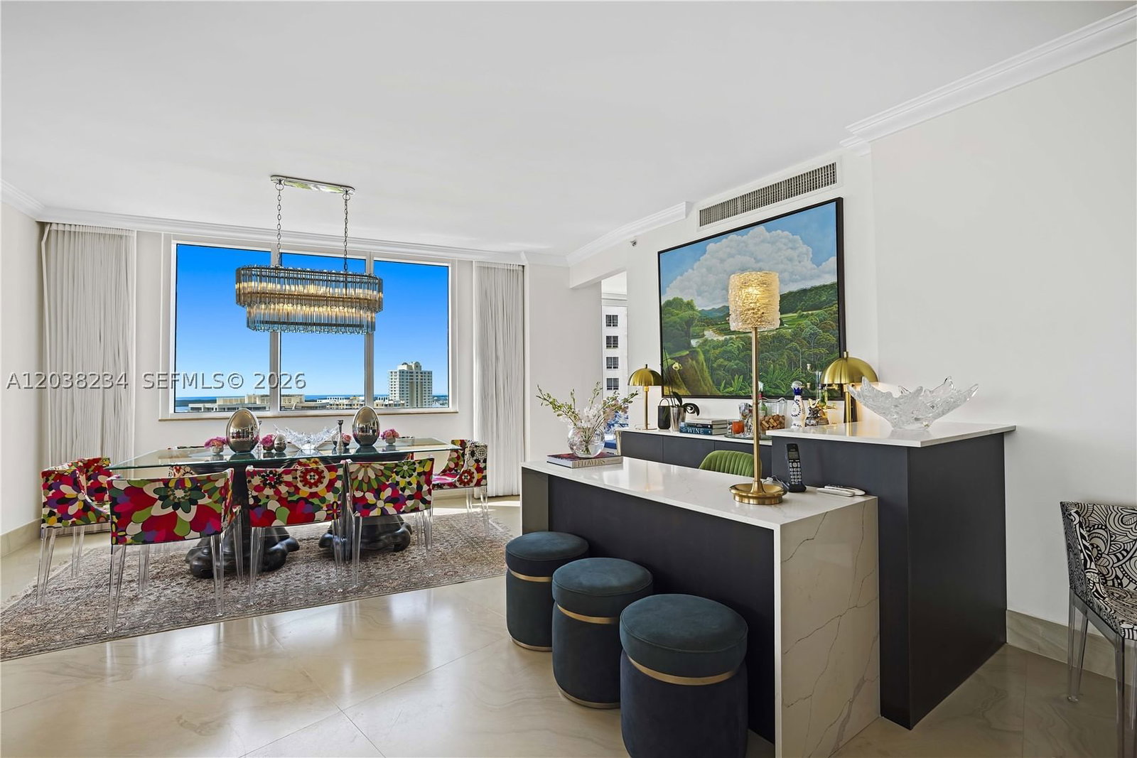 Real estate property located at 901 Brickell Key Blvd #2408, Miami-dade, Carbonell Condo, Miami, FL