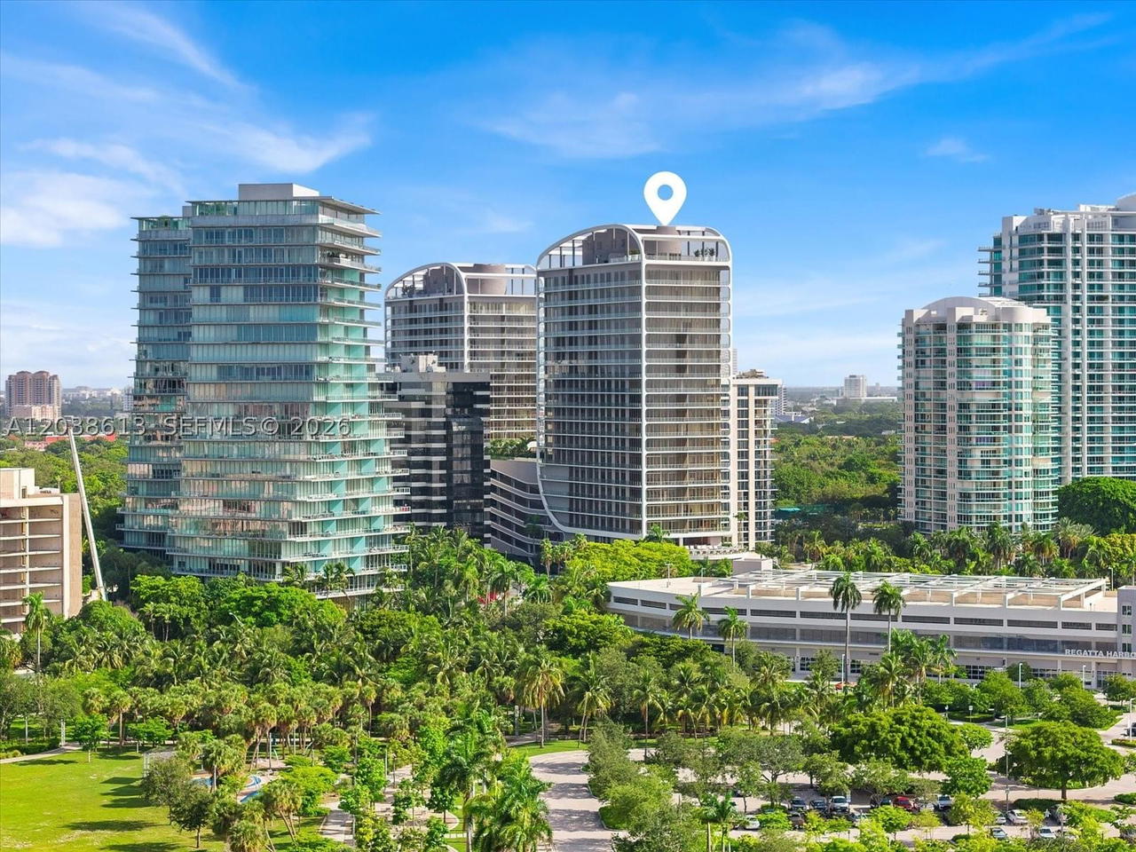 Real estate property located at 2655 Bayshore Dr #1606, Miami-dade, Mr. C Residences Bayshore, Miami, FL