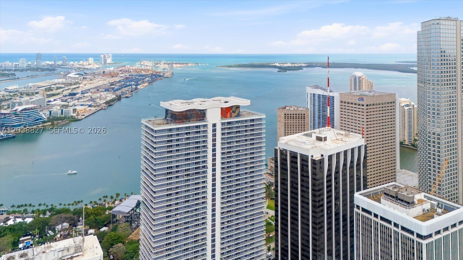 Real estate property located at 50 Biscayne Blvd #2510, Miami-dade, 50 Biscayne Condo, Miami, FL