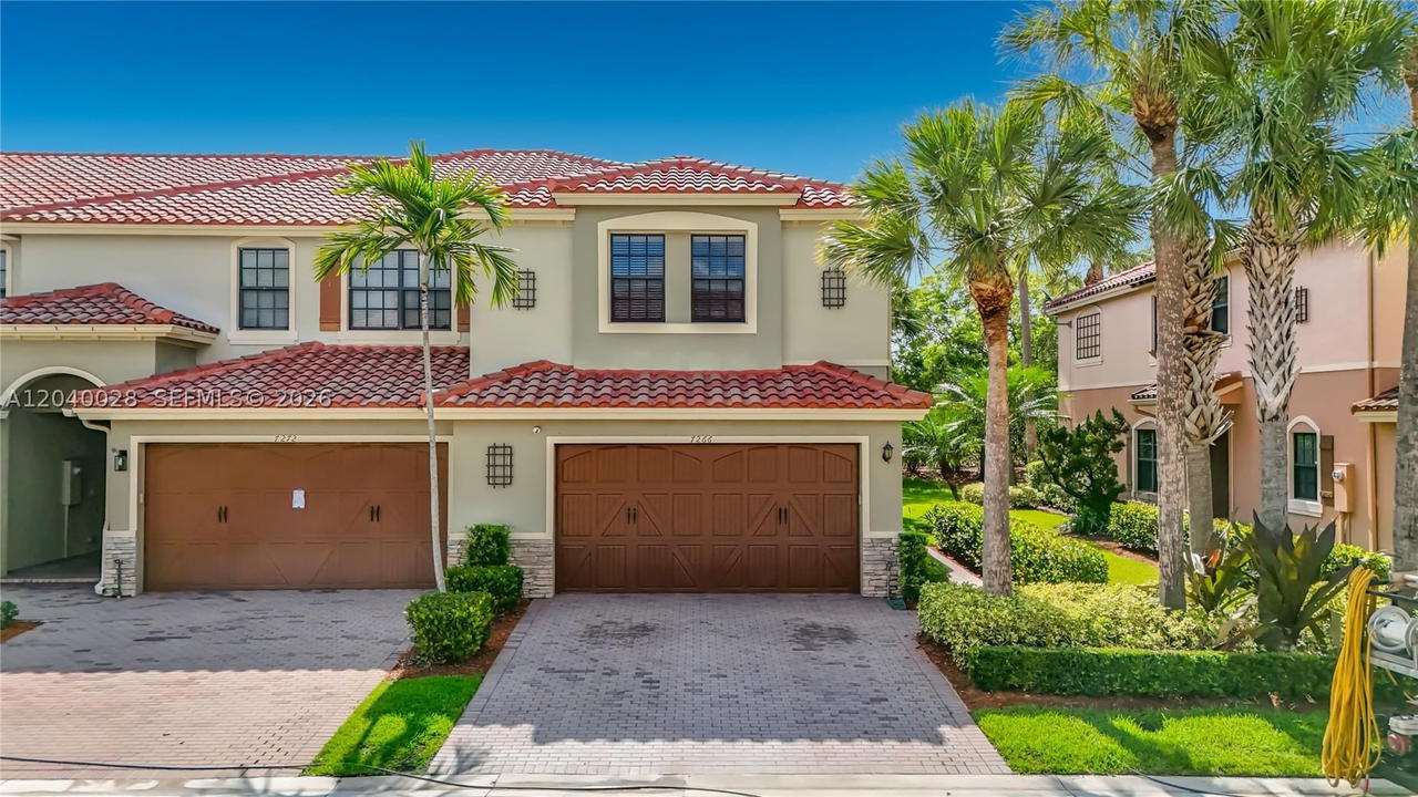 Real estate property located at 7266 108th Way, Broward, Parkland Reserve Townhomes, Parkland, FL