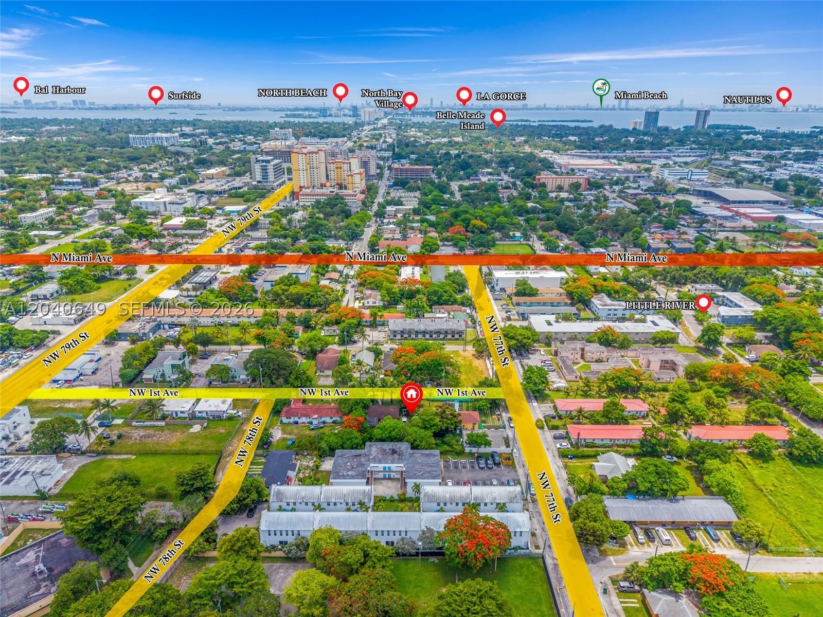 Real estate property located at 111 77th St, Miami-dade, Capital Sub Phoenix Pk, Miami, FL