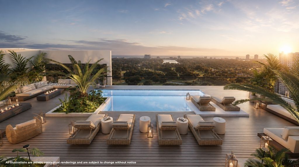 Real estate property located at 401 Federal Highway #914, Miami-dade, Gaia Residences, Miami, FL
