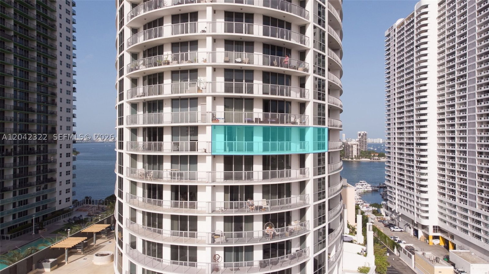 Real estate property located at 1750 Bayshore Dr #1814, Miami-dade, Opera Tower Condo, Miami, FL