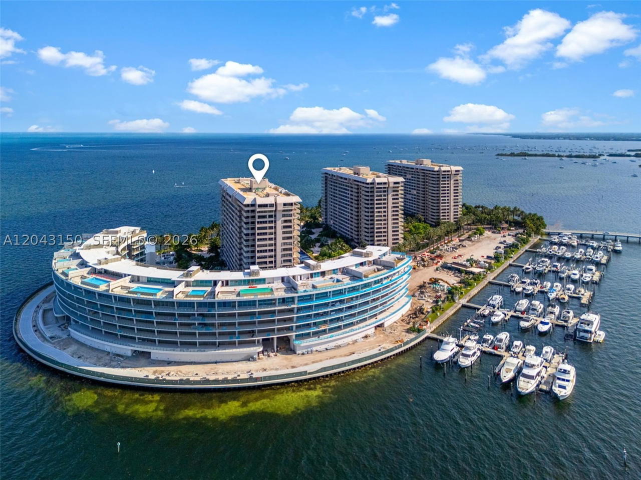 Real estate property located at 3 Grove Isle Dr C1610, Miami-dade, Grove Isle Condo, Miami, FL