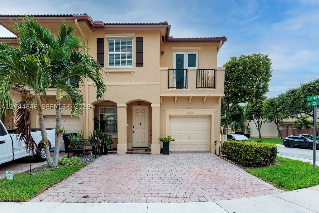 Real estate property located at 12990 133rd Ter, Miami-dade, Courts At Tuscany West, Miami, FL