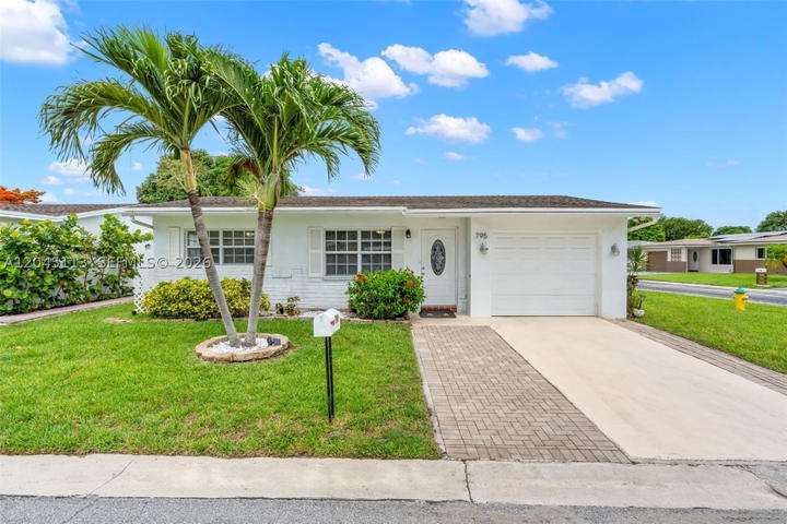 Real estate property located at 795 73rd Ave, Broward, Paradise Gardens Sec 4, Margate, FL