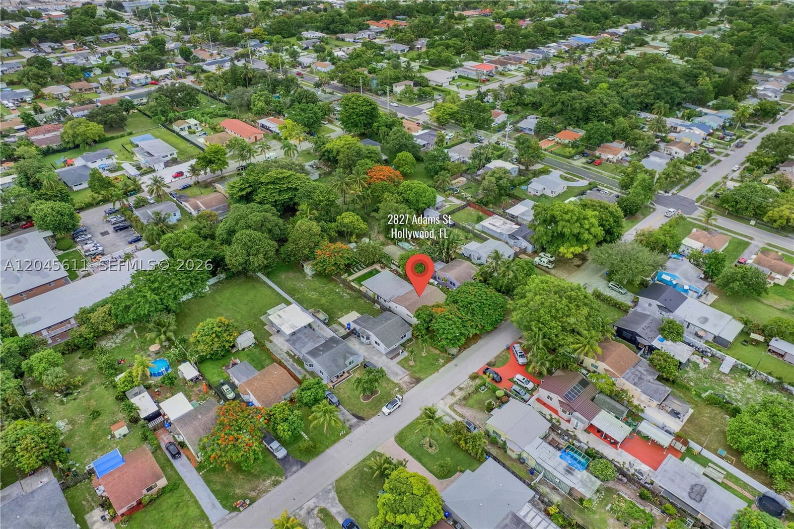 Real estate property located at 2827 Adams St, Broward, Hollywood Little Ranches, Hollywood, FL