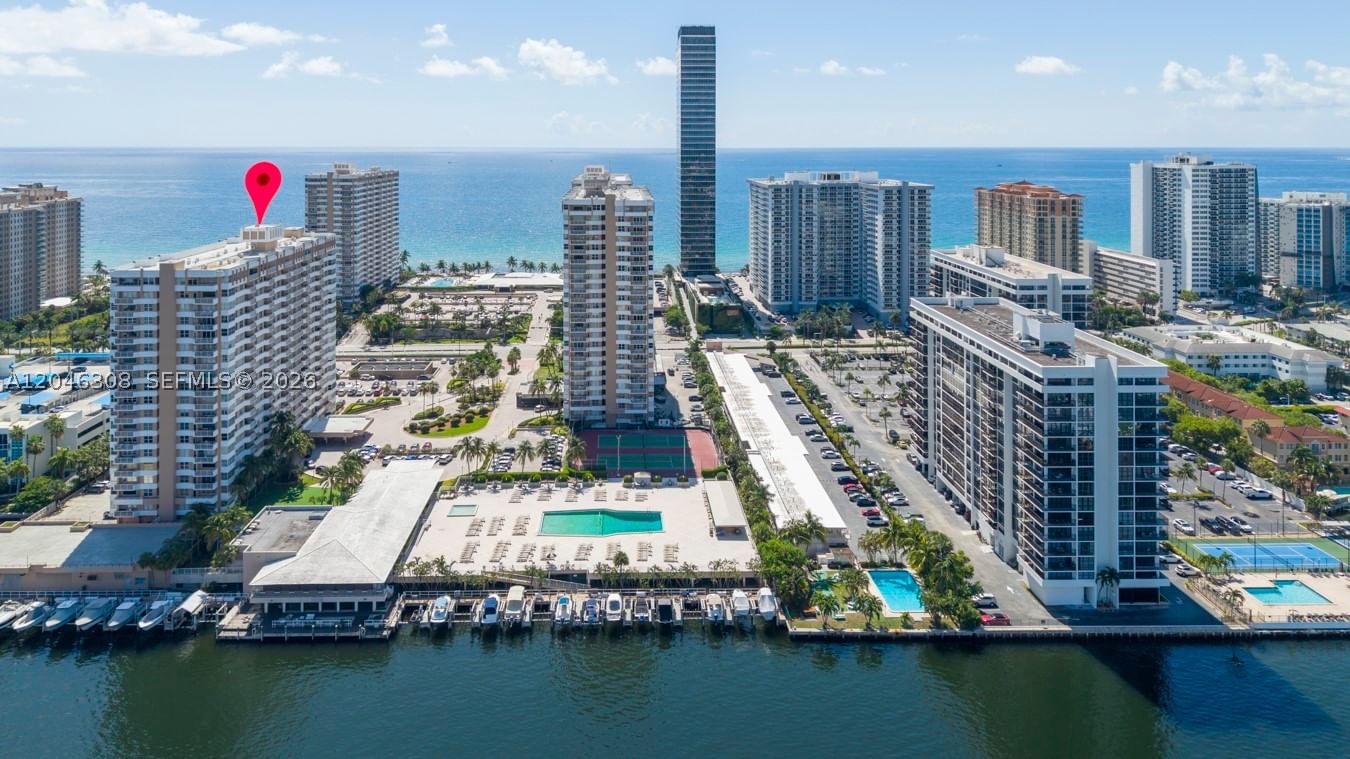 Real estate property located at 1965 Ocean Dr #14C, Broward, Hemispheres Condo, Hallandale Beach, FL