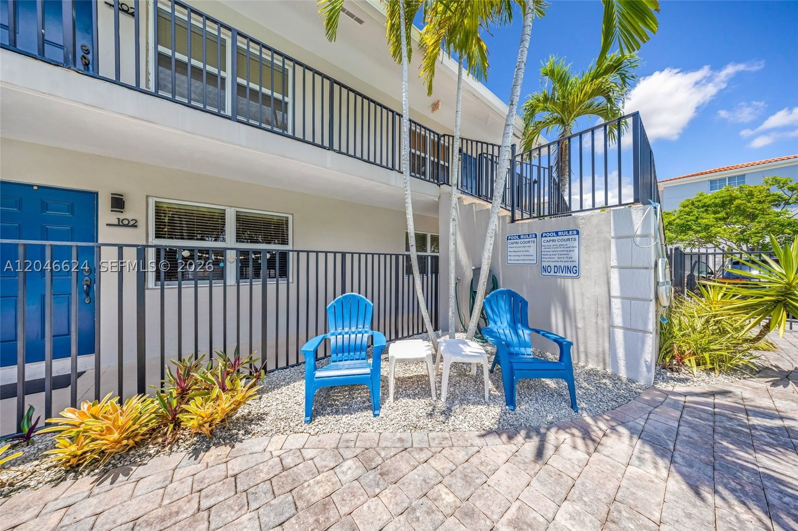 Real estate property located at 660 11th Ave #102, Broward, Capri Courts Condo, Fort Lauderdale, FL