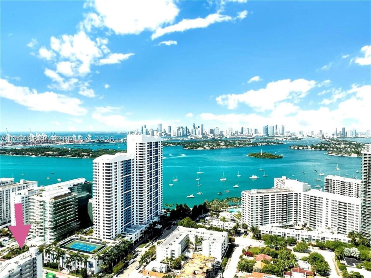 Real estate property located at 1345 West Ave #202, Miami-dade, Golden West Condo, Miami Beach, FL