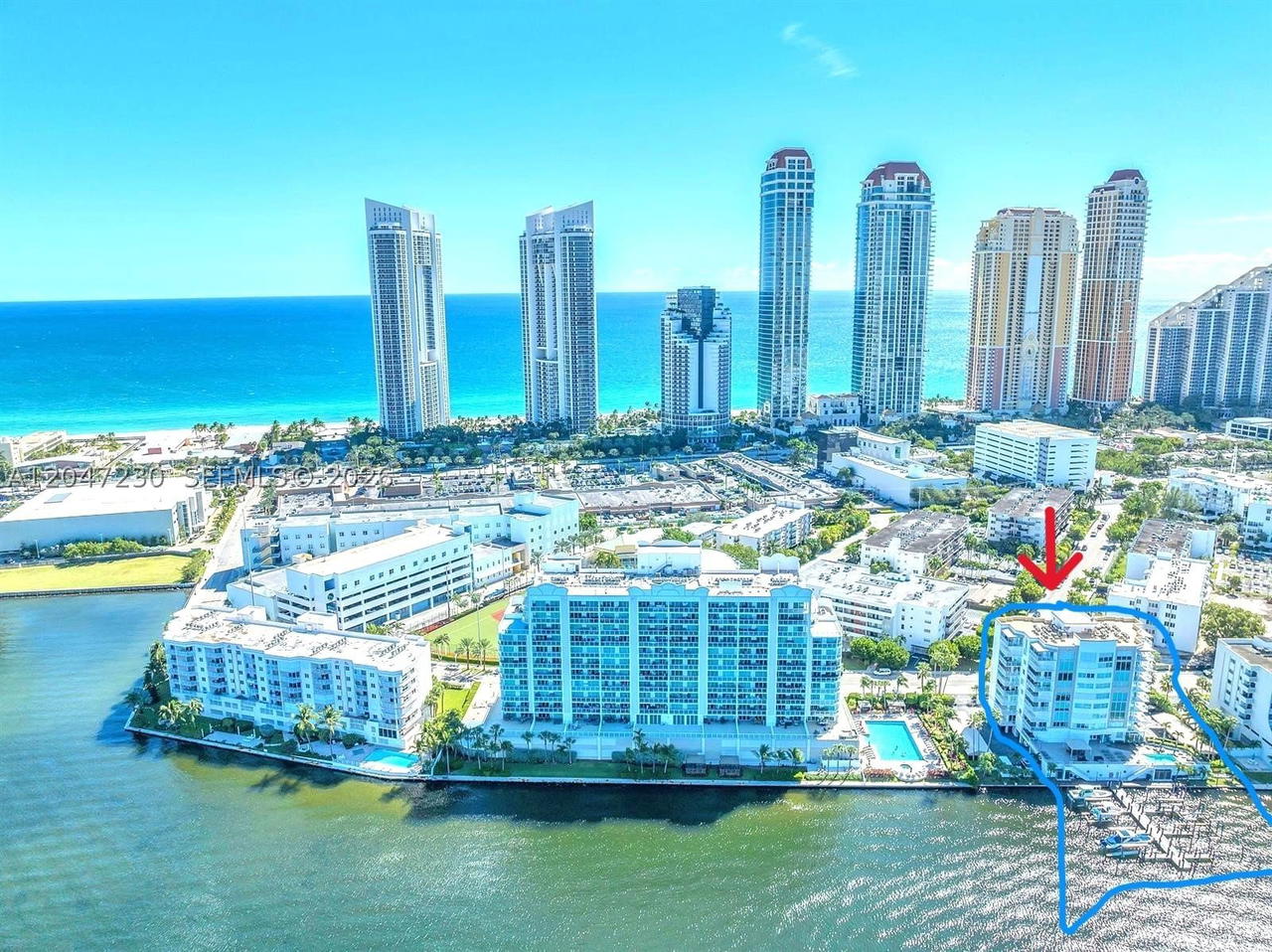 Real estate property located at 18000 Bay Rd #603, Miami-dade, Le Montcalm Condo, Sunny Isles Beach, FL