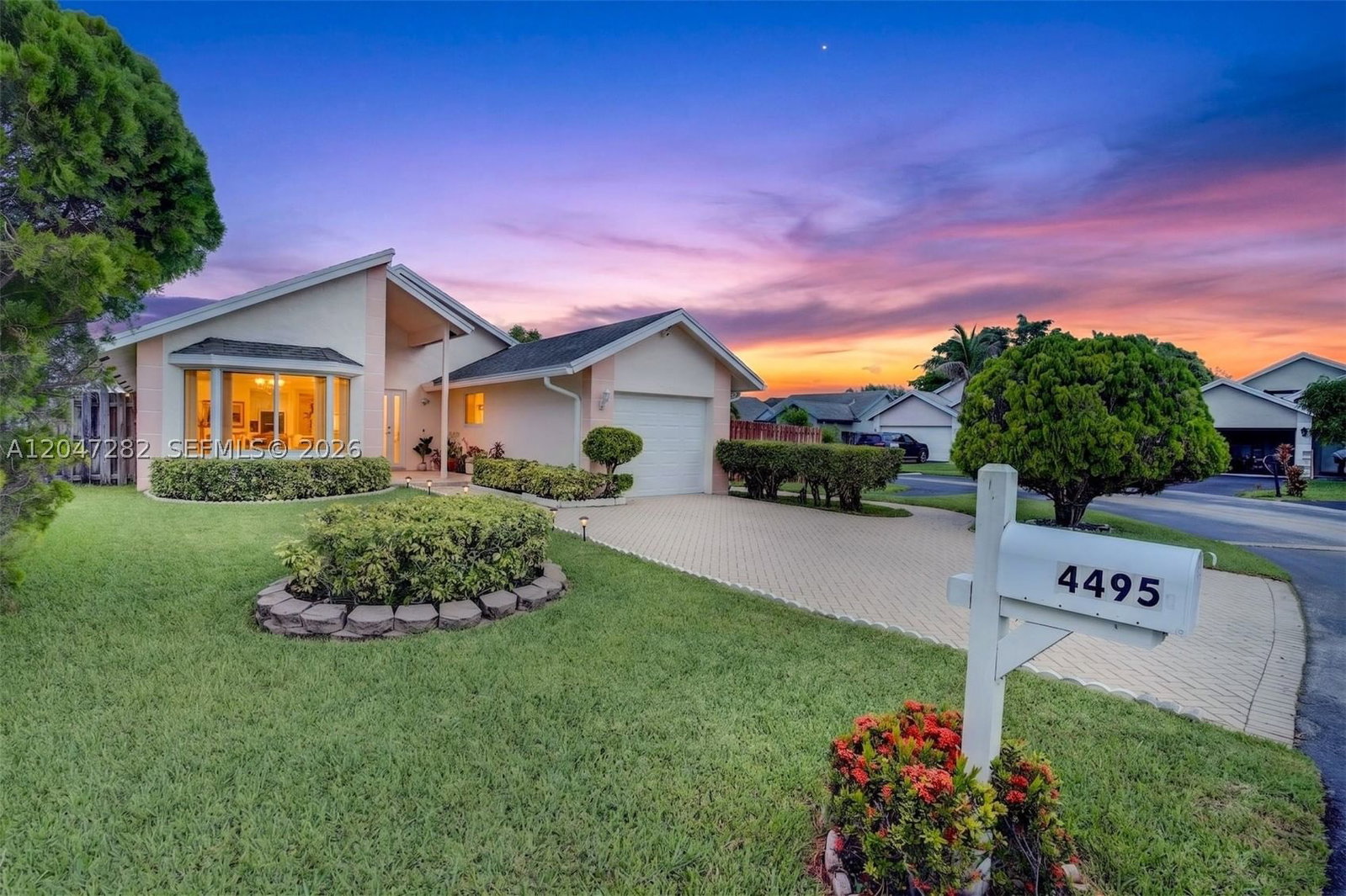 Real estate property located at 4495 99th Ave, Broward, Springtree Lakes, Sunrise, FL