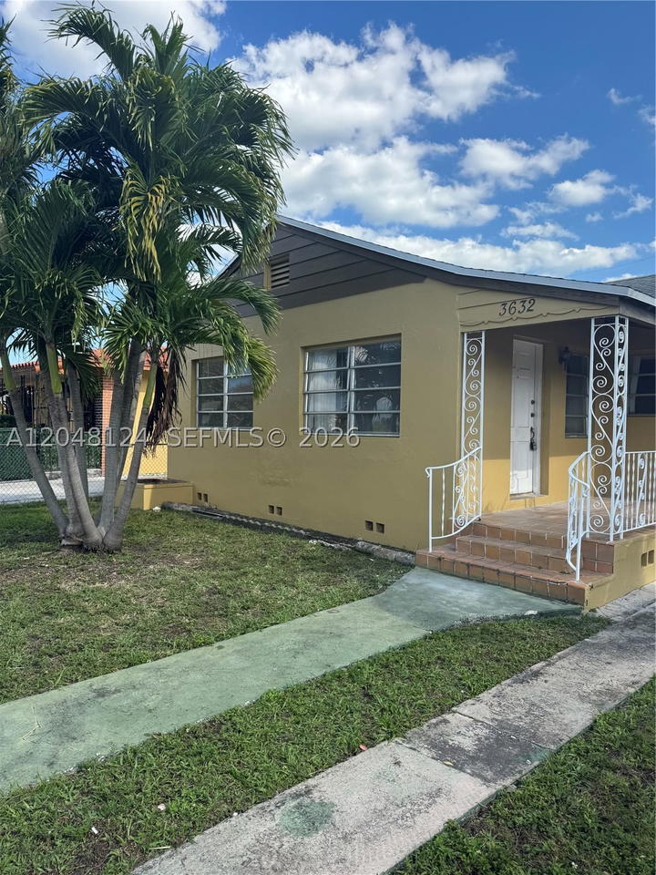 Real estate property located at 3632 25th St, Miami-dade, Silver Bluff Hmsts, Miami, FL