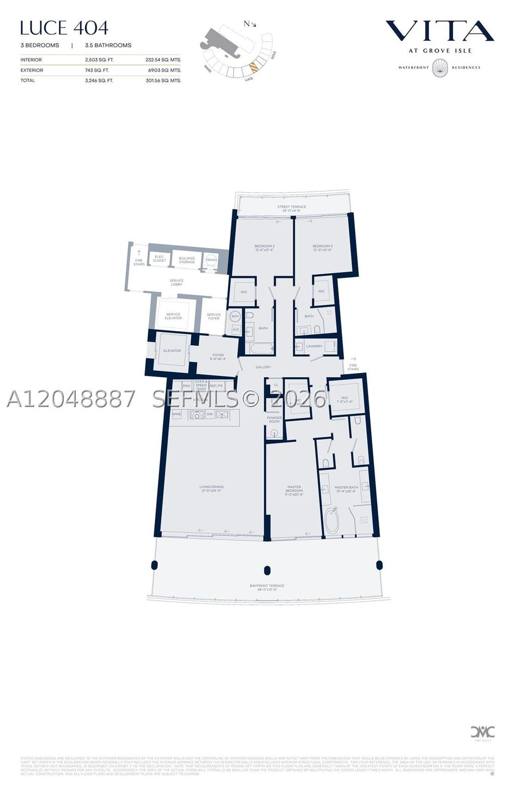 Real estate property located at 5 Grove Isle Dr L404, Miami-dade, Vita At Grove Isle Condo, Coconut Grove, FL
