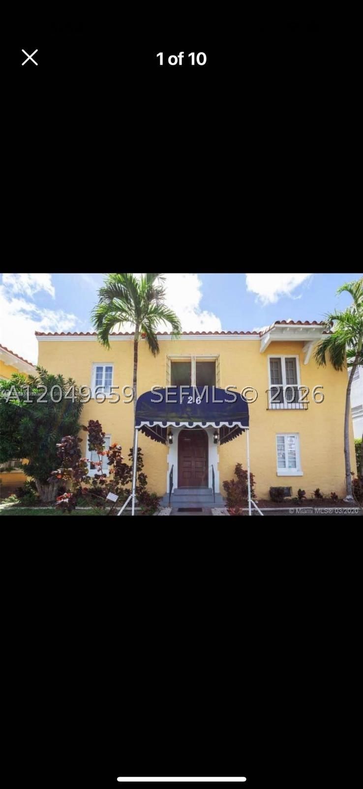 Real estate property located at 126 Mendoza Ave #1, Miami-dade, Mendoza Condo, Coral Gables, FL