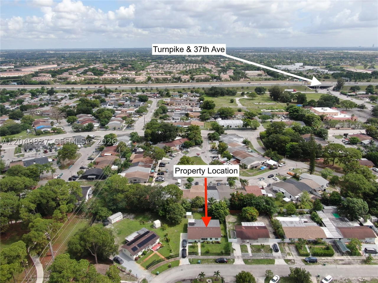 Real estate property located at 3851 210th Ter, Miami-dade, Vista Verde Sec 2, Miami Gardens, FL
