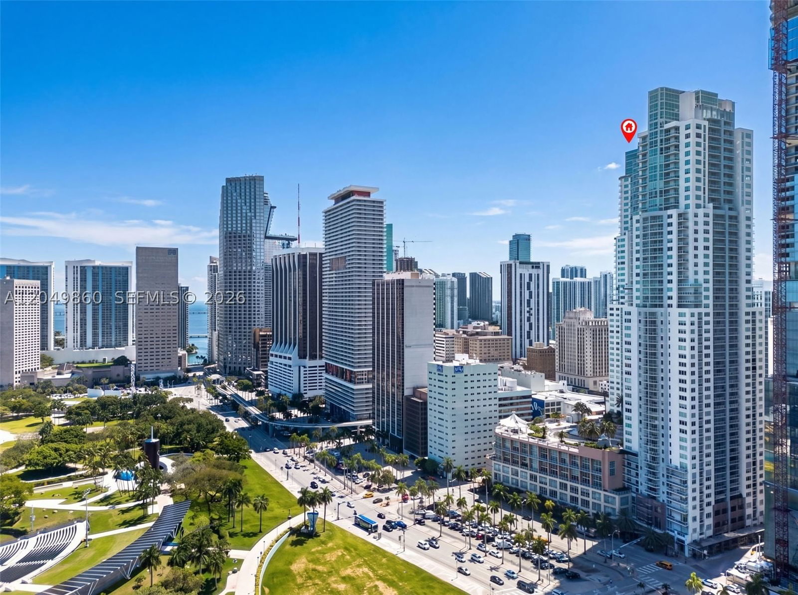 Real estate property located at 253 2nd St #424, Miami-dade, Vizcayne South Condo, Miami, FL