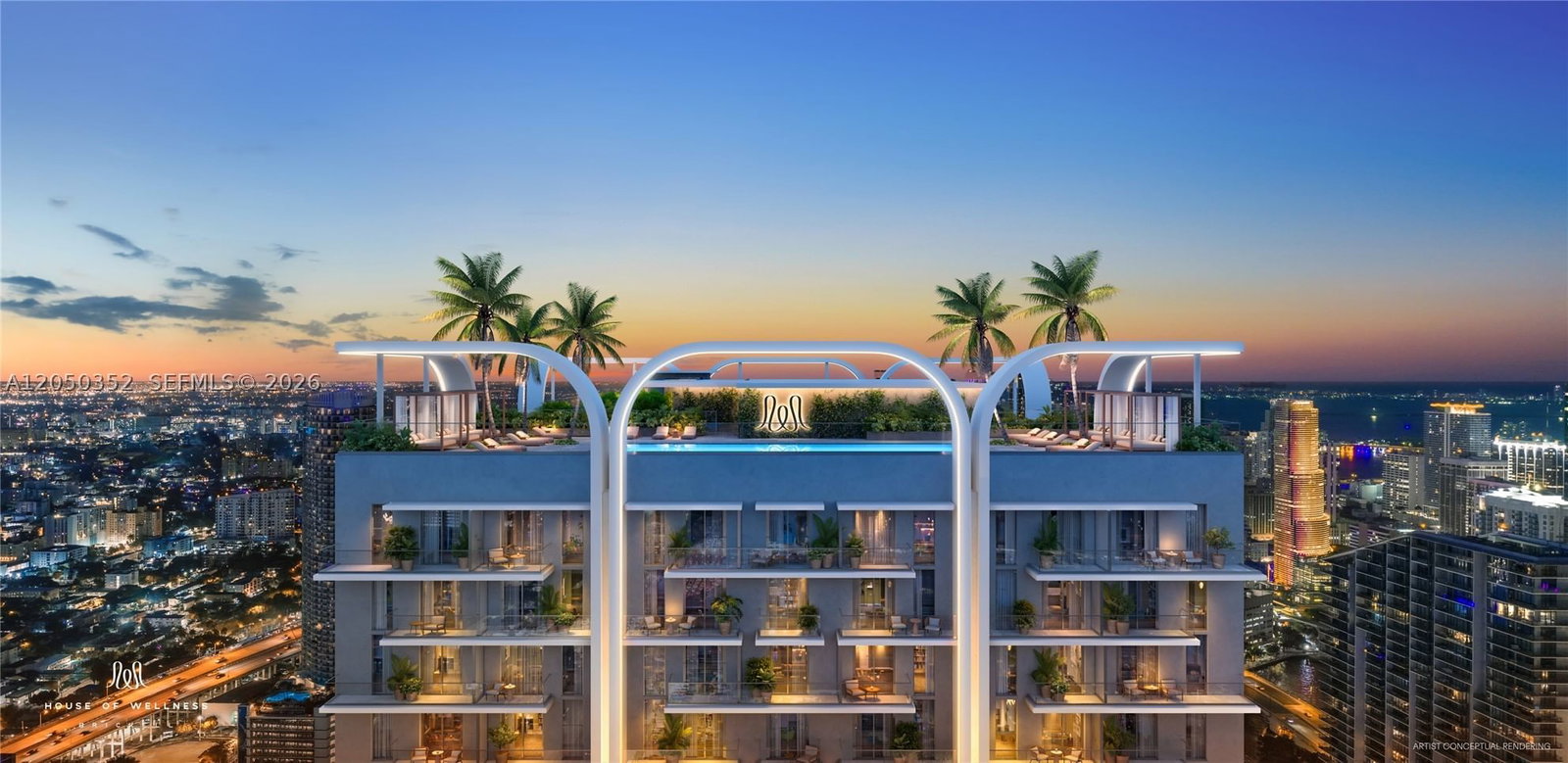 Real estate property located at 152 9th Street #1120, Miami-dade, House Of Wellness, Miami, FL