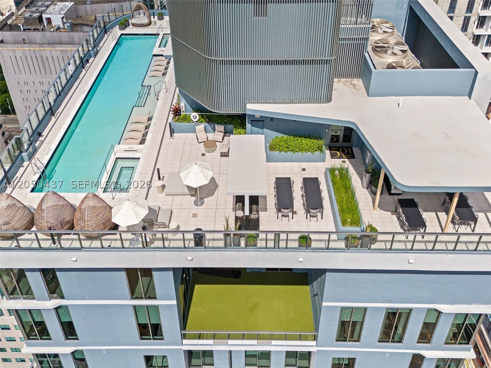 Real estate property located at 121 5th St #3706, Miami-dade, 501 First Residences, Miami, FL